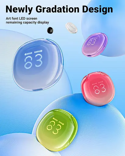 Навушники TWS Acefast T9 glacier blue - фото 7