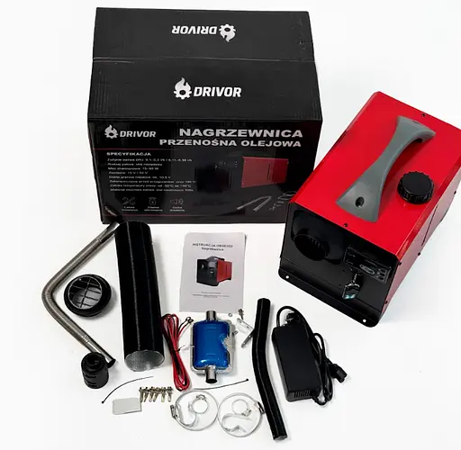 Обігрівач Webasto автономний дизельний Drivor 5 кВт (12В24В220В) з LCD-дисплеєм та пультом ДК - фото 10