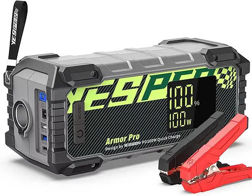 Пуско-зарядное устройство Yesper Armor 66666mah PD100W 2500A