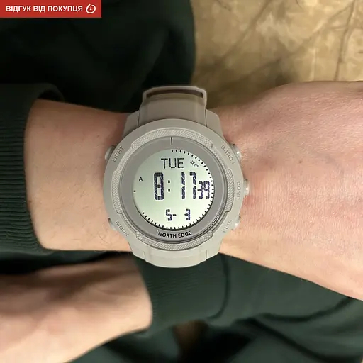 Годинник North Edge Vertico White з компасом - фото 18