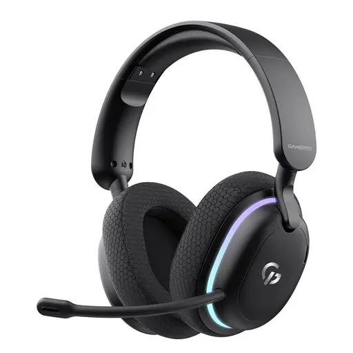 Ігрові бездротові навушники GamePro HSW-250 7.1 Bragi Asgard RGB Tri-Mod Black