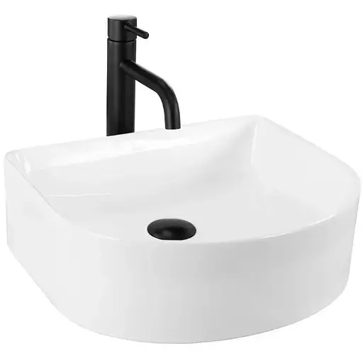 Умивальник Rea Clara white накладний REA-U0631, Білий - фото 1