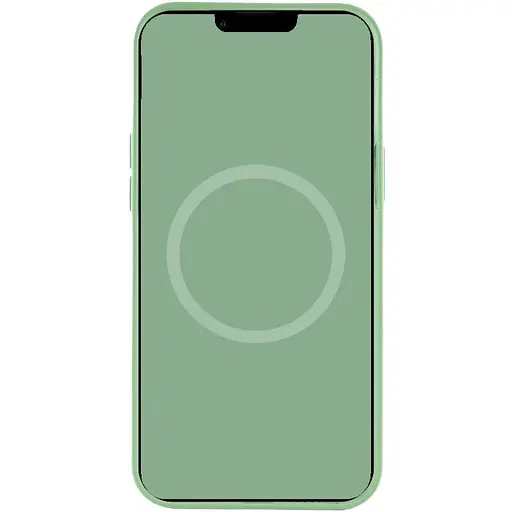 Чохол Silicone case AAA with Magsafe and Animation для Apple iPhone 12 Pro Max 6.7 Зелений/Pistachio - фото 4