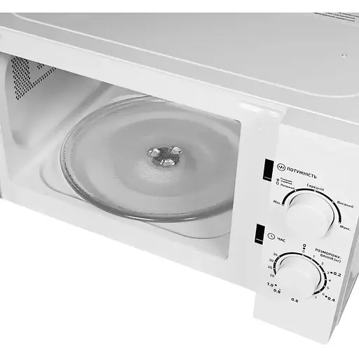 Мікрохвильова піч Grunhelm 20MX750-W 700 Вт 20 л біла (138239) - фото 5