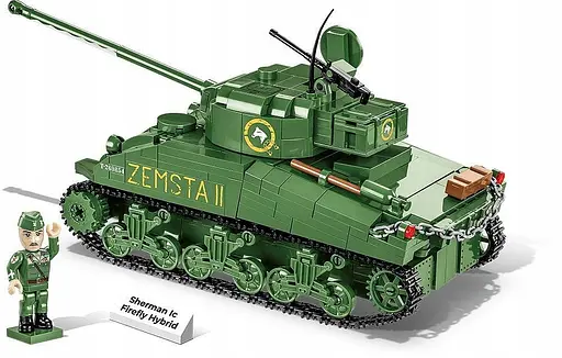 Конструктор COBI танк SHERMAN IC FIREFLY HYBRID 1:35 2276 - фото 3