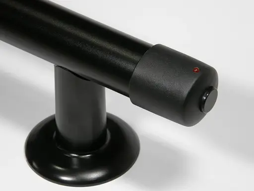 Рушникосушка електрична Теплий світ Слім з регулятором 710х365 мм Чорний 30412 - фото 3