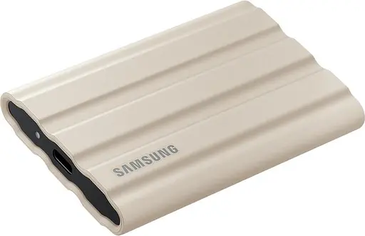 Накопитель SSD Samsung SSD 2TB USB T7 Shield Beige (MU-PE2T0K/EU) - фото 5