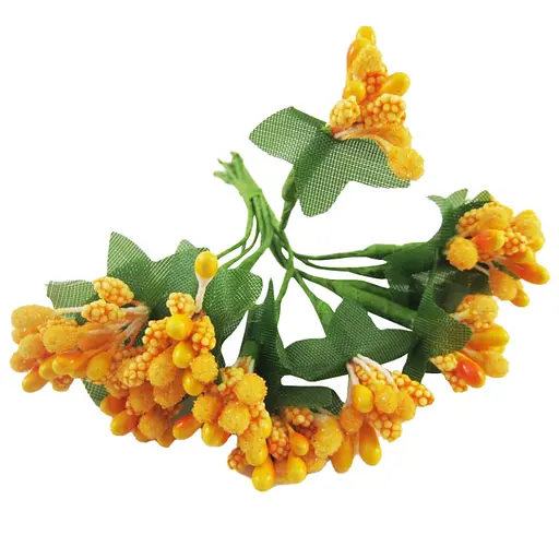 Декоративные тычинки для творчества Bambi KV-714 пучок 12 штук - фото 1