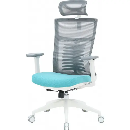 Офисное кресло OfficePro Balance OC550-W-DG-BL White/Dark Gray/Blue [148646] - фото 3