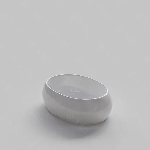 Умивальник VBI Veneto white накладний VBI-012800, Білий - фото 5