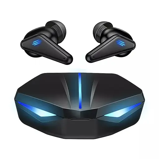 Ігрові водонепроникні bluetooth навушники TWS K55 з LED підсвічуванням Геймерські бездротові навушники - фото 4