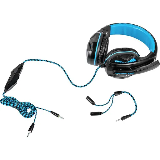 Наушники Gemix W-360 black-blue - фото 3