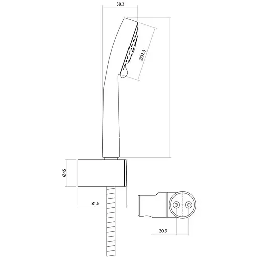 Набір змішувачів для ванни Cersanit 3в1 B245 000021651 - фото 4