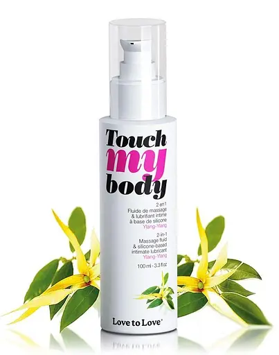 Масажний гель і змазка 2 в 1 Love To Love Touch My Body Ylang-Ylang зволожуючий 100 мл - фото 2