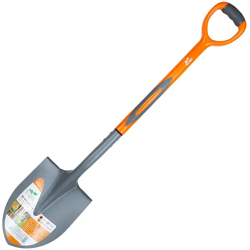 Лопата штыковая Flora с пластиковой ручкой 290×210×1050мм (5045834) - фото 1