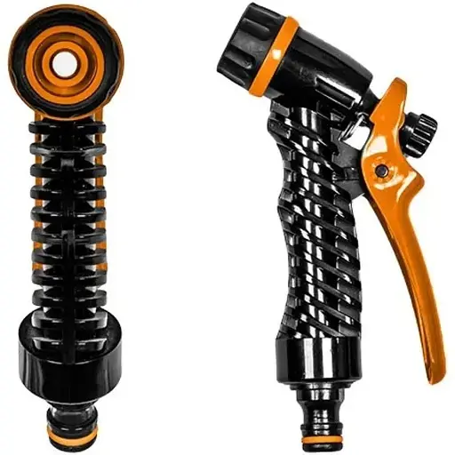 Пистолет Bradas для полива короткий BLACK LINE ECO-4447 - фото 1