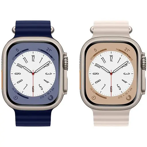 Ремінець Hoco iWatch WA12 Original series marine double buckle silicone strap (38/40/41 мм) midnight blue - фото 8