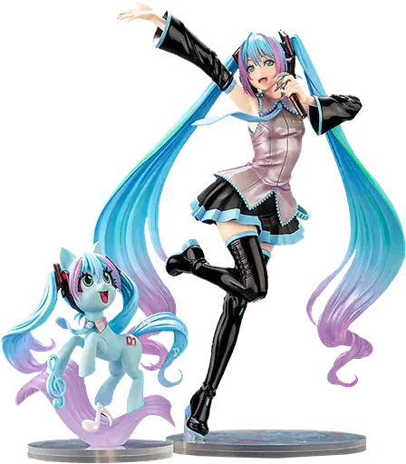 Фигурка Kotobukiya Хацуне Мику и мой маленький пони Shunya Yamashita 22см WST MLP HM - фото 2