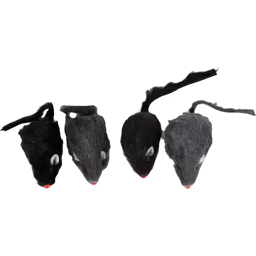 Іграшка для котів Fox Миша сіра 5 см - фото 2