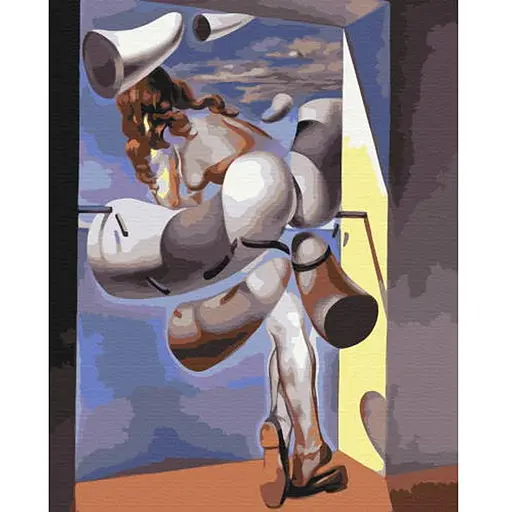 Розмальовка за номерами Brushme Содомське самовдоволення невинної діви Сальвадор Далі (40х50) (BS52391) - фото 1