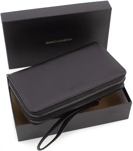 Чоловічий шкіряний клатч Marco Coverna 20,5х12х4 см sum0022320 - фото 7