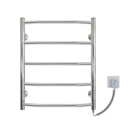 Електрична рушникосушарка Kosser Драбинка Трапеція 600x400/5 ER рег. ДТ02ER, Хром, Праве - фото 2