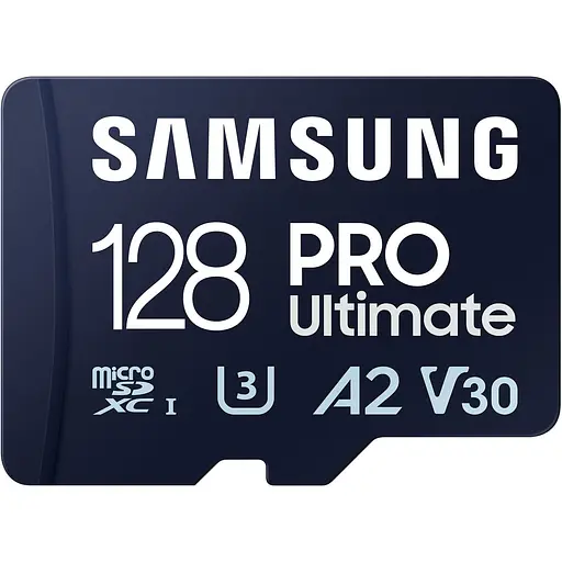 Карта пам'яті Samsung microSDXC PRO Ultimate 128GB Class 10 UHS-I U3 V30 A2 + USB Reader MB-MY128SB/WW [145484] - фото 2