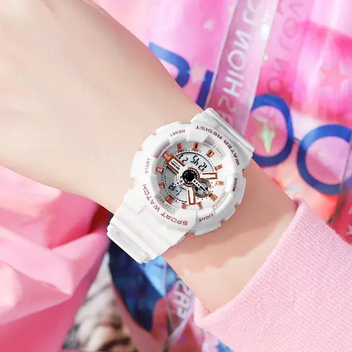 Наручний годинник жіночий 1834WT White-Gold Skmei acs0030554 - фото 3