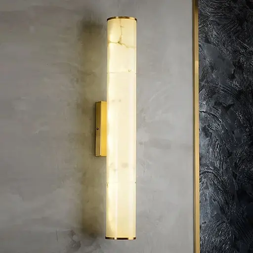 Стильное бра с имитацией мрамора в корпусе 80х10 см Line F Арт. WJ366/800 - фото 1