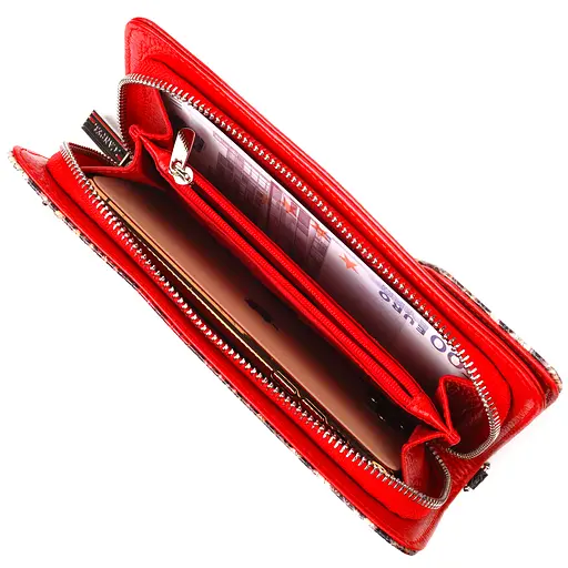 Кожаный женский кошелек Canpellini 20х10.5х3 см acs0025093 - фото 5