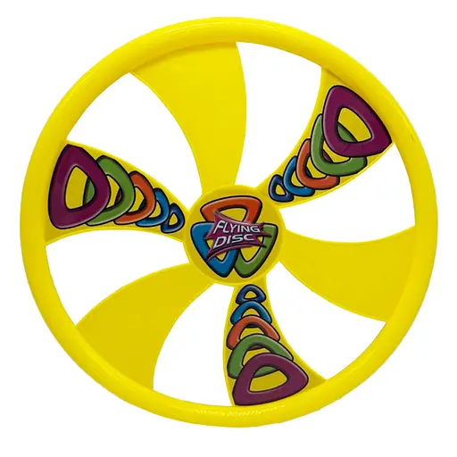 Детская летающая тарелка "Фрисби" Bambi MR 0103 (Yellow) - фото 1