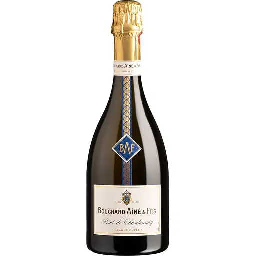 Вино игристое Bouchard Aine & Fils Brut de Chardonnay белое брют 0.75 л - фото 1