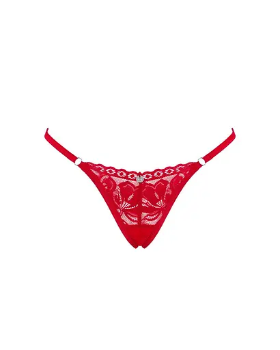 Трусики Obsessive Lacelove thong M/L - фото 3