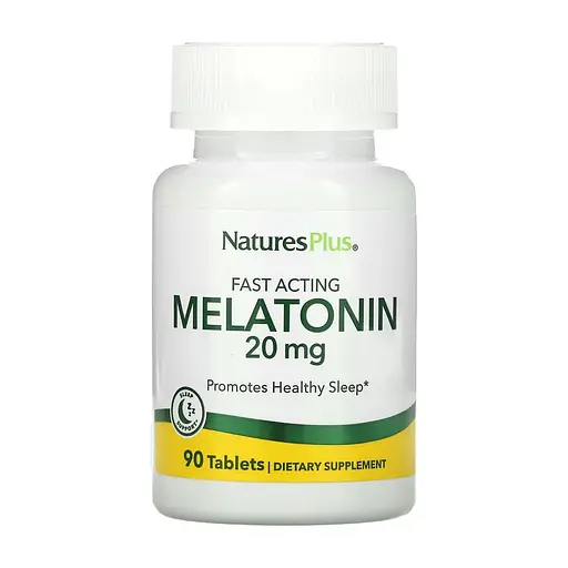 Мелатонін NaturesPlus Melatonin 20 mg 90 tabs (1086-2023-10-2378)