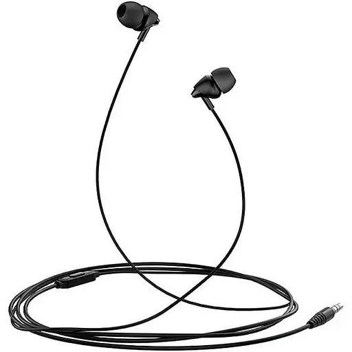 Провідні навушники Usams In-ear Plastic EP-39, 3.5mm, 1.2m, black