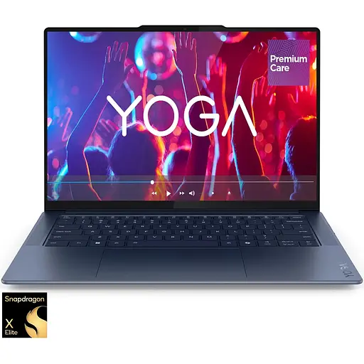 Ноутбук ultraportabil Lenovo Yoga Slim 7 14Q8X9 Qualcomm Snapdragon X Elite X1E-78-100 la 34GHz, 3K, сенсорный