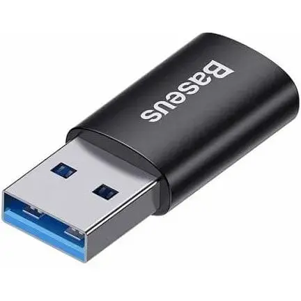 Адаптер Baseus Ingenuity Series Mini OTG Adaptor USB 3.1 мама to Type-C папа черный