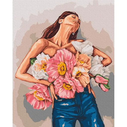 Картина по номерам Витончена весна Mykhailyshyna Daria Brushme 40x50 см разноцветная 000277482