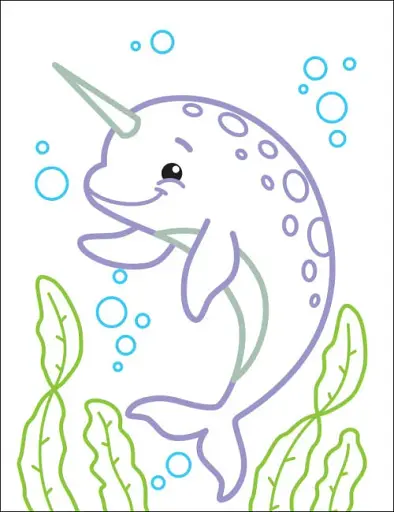 Кольорові зафарбовки: Пінгвіненя - фото 4