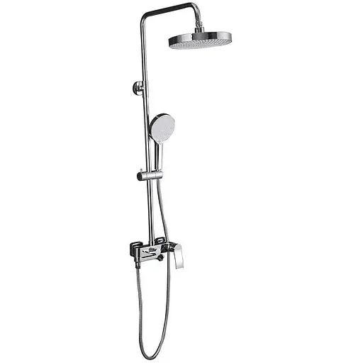 Душова система Frap вилив, лійка 3-функції F2475, Хром - фото 1