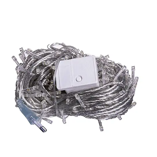 Новогодняя гирлянда комнатная нить GarlandoPro 22 м 220 LED белый провод Белый свет W220LED22MWW - фото 2