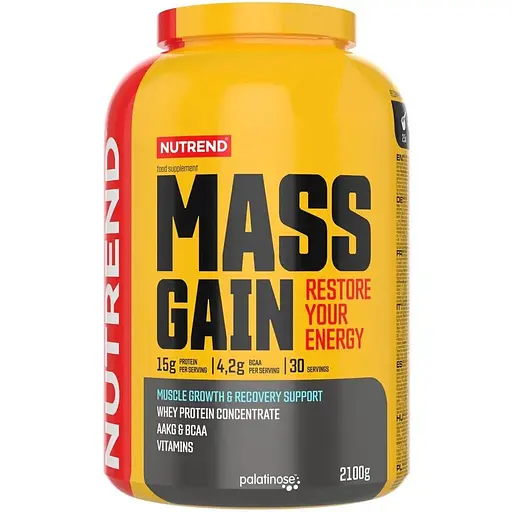 Гейнер Nutrend Mass Gain 2.21 кг Шоколад-какао - фото 1