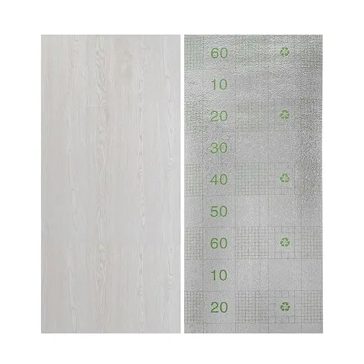 Самоклеющаяся виниловая плитка в рулоне 600х3000х2мм Молочная Мат SW-00001181 - фото 4