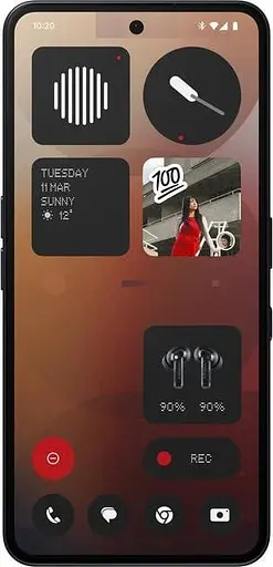 Смартфон Nothing Phone 3a 8/128GB Black - фото 2