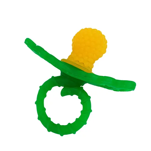 Пустушка-прорізувач "Ягідка" MGZ-0419(Yellow) текстурна - фото 2