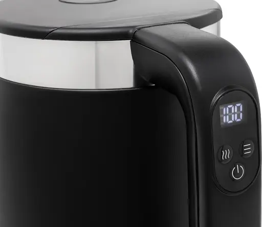 Gorenje Электрочайник 1.7л, Strix контроль, LED дисплей, черный - фото 8