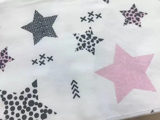 Пеленка фланель Moontime "Звезды розовые" - фото 2