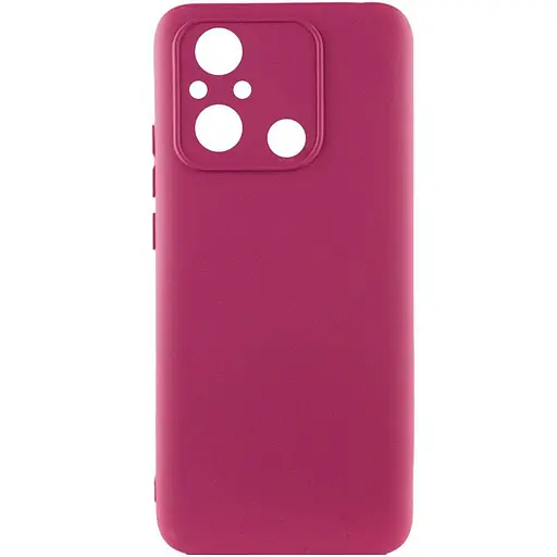 Чехол Getman TPU Liquid Silk Full Camera для Xiaomi Redmi 12C Бордовый/Marsala