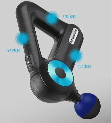 Перкуссионный массажер c 9 насадками Sk-8890 Ударный массажер триггерных точек 2500 mAh - фото 5