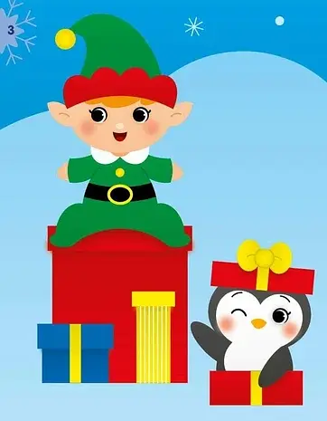 Аппликации наклейками Ранок Снеговик - фото 5